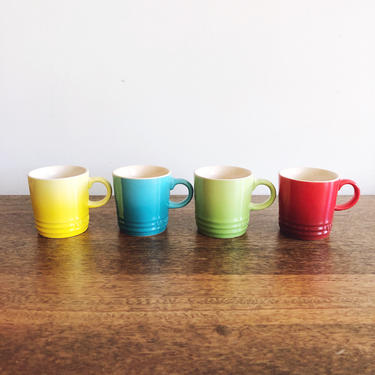 Vintage Le Creuset Espresso Cups, Set of 4 