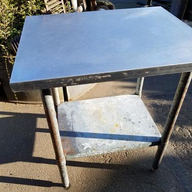 Stainless Steel Work Table 34.25 x 30 x 24