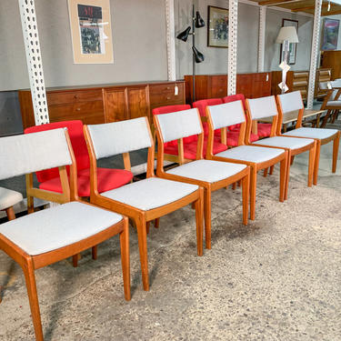 Eric buch for findahls mØbelfabrik teak dining chairs