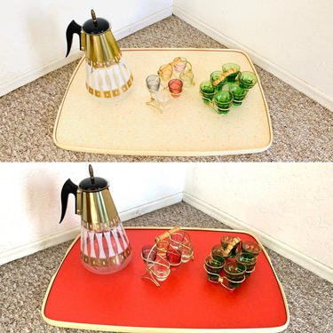 Reversible 50s Formica Serving Tray 