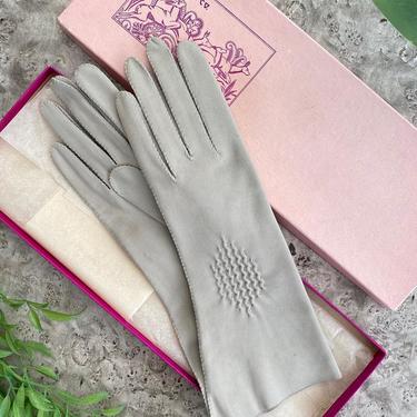 40s Dove Gray Leathers Gloves