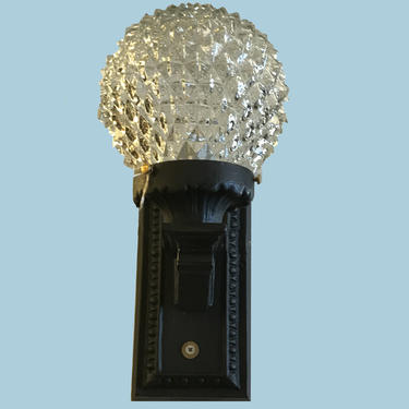 Cast Iron Exterior Sconce  More Information Coming Soon