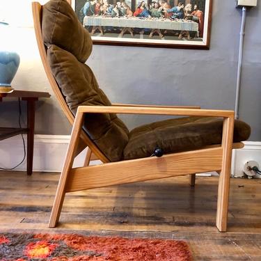 Vintage Reclining Lounge Chair by Design Environment 1970’s