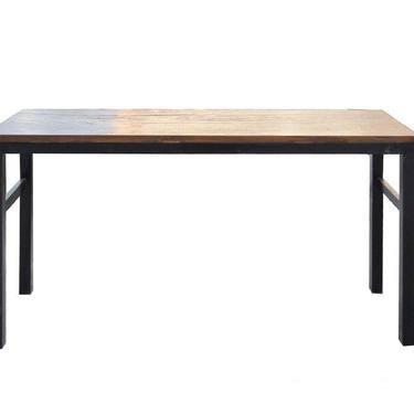 Simple Raw Plank Top Altar Side Table Desk s2371E 