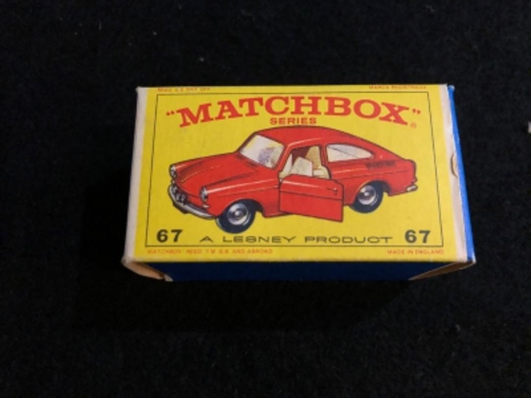 Matchbox 67 Voltswagen 1600 TL Vintage Original F Box Un-Used Circa 1970 NM LesneyEngland from ...
