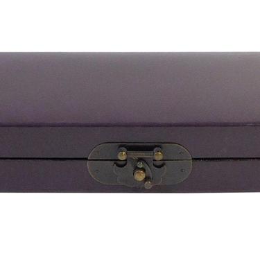 Chinese Purple Rectangular Shape Container Box cs1788E 
