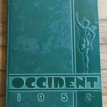 1952 OCCIDENT WEST HIGH SCHOOL CLASS YEARBOOK ROCHESTER, NY