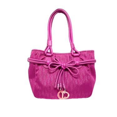 Dior Pink Logo Shoulder Bag