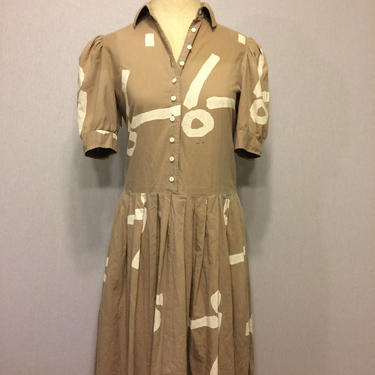 Vintage Abstract Symbol Dress 