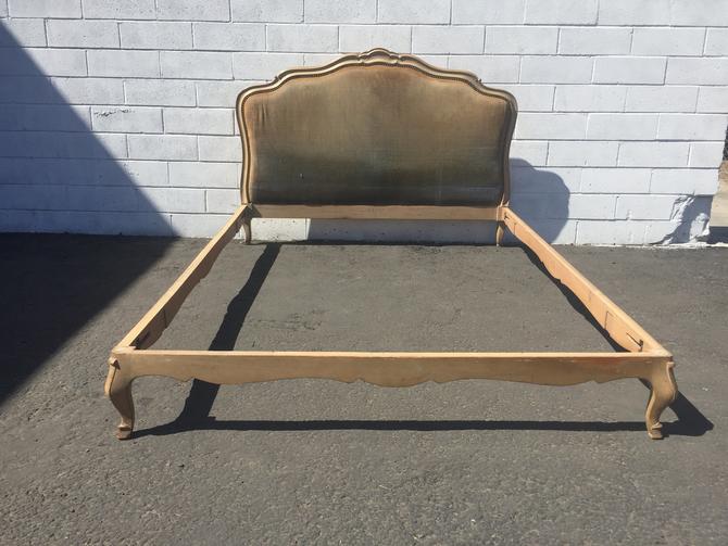 Antique Bed Frame Headboard French, Antique French Country Headboard