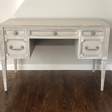 Gustavian Grey Desk/Vanity 
