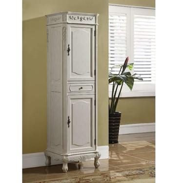 Astoria Grand Zeke French Style Linen Tower Cabinet