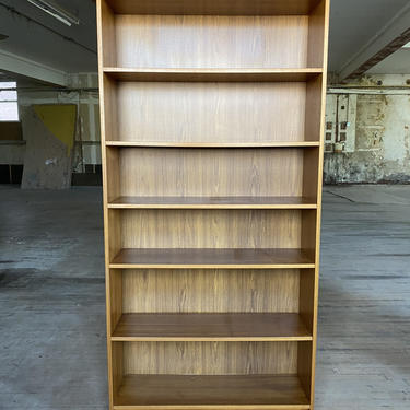 Amazing original danish teak mid century modern bookcase book shelf shelves clean denmark 