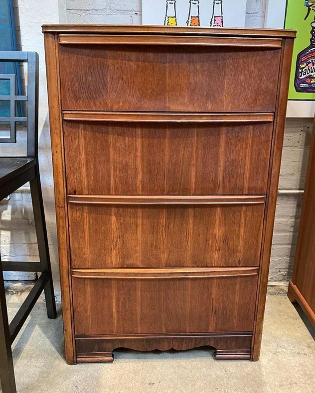 Art Deco chest of drawers. 30.5” wide, 19.5” deep, 47” tall 
