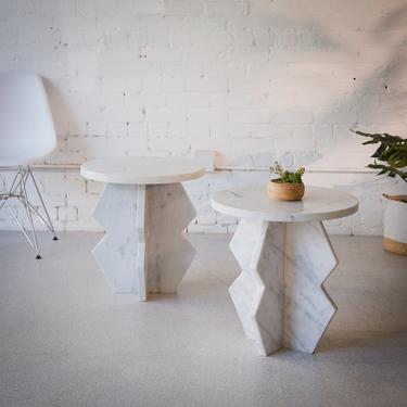 Unique Marble Side Table