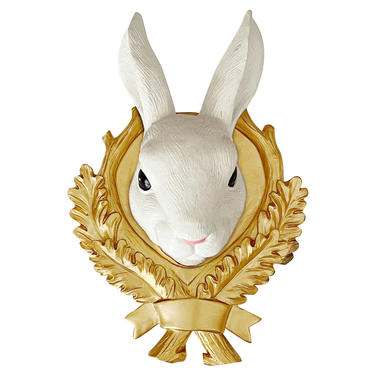 LIMITED EDITION: White Rabbit Wall Plaque