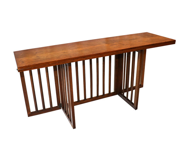 Mid Century Modern folding console Dining Table 