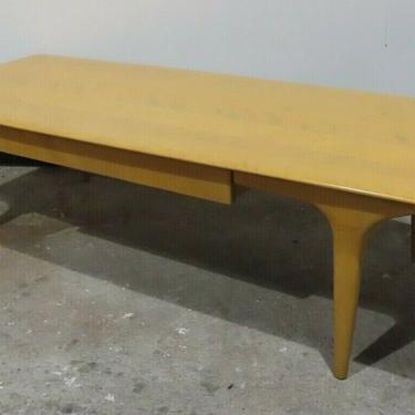 HEYWOOD WAKEFIELD SOLID BIRCH WHEAT COFFEE TABLE M1585 mid century cocktail