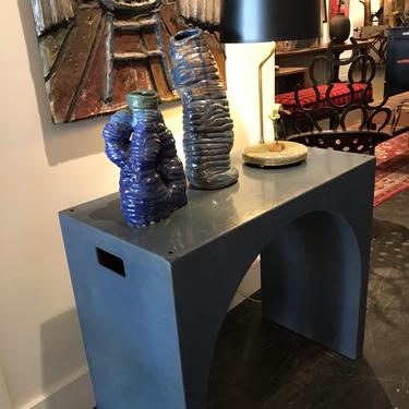 Blue Arched Side Table