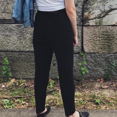 Vintage Black Jeans / High-Waisted / Lee Jeans / Long Inseam / Tall Women Fashion / 90's Fashion 