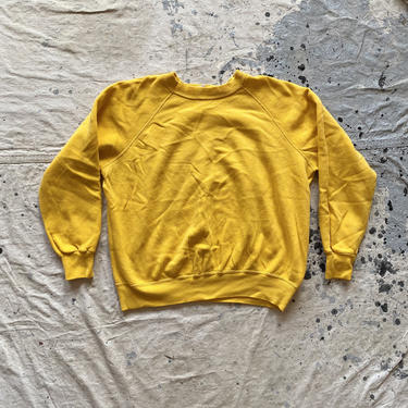 Vintage 1980s Gearing Up Raglan Crewneck Sweatshirt 