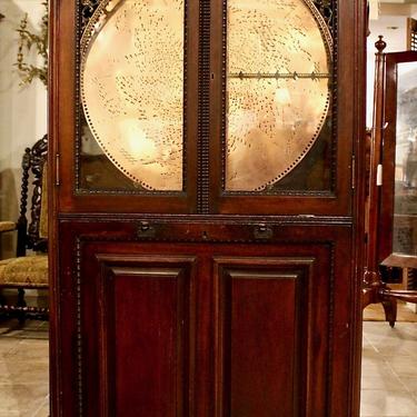 New Arrival - Regina "Sublima" Upright Music Box, Mahogany Case with Glass Doors, Late 19th Century