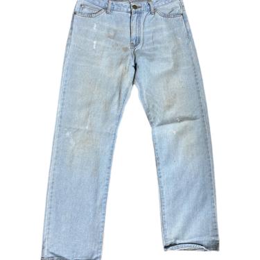 (30) Von Dutch Pink Spellout Blue Denim Jeans 062221 LM