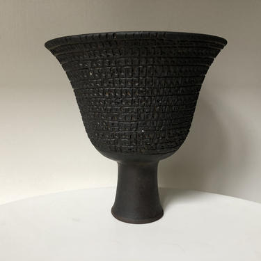 Merle Gage Earthenware Studio Pottery Chalice Bowl 