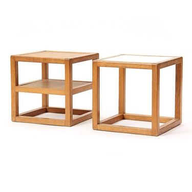 Pair of Cube Side Tables