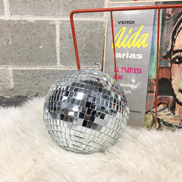 Vintage Disco Ball Retro 1990s Contemporary + Small + Round + Mirrored Ball + Party and Ceiling Decor + Backdrop and Prop + Party Supplies 