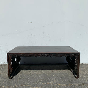 Asian Table Breakfast Tray Coffee Bench Cocktail Chinese Chinoiserie James Mont Chippendale Boho Chic Hollywood Regency CUSTOM PAINT AVAIL 