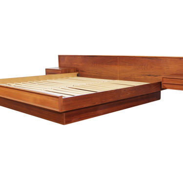 King Size Teak Platform Bed 