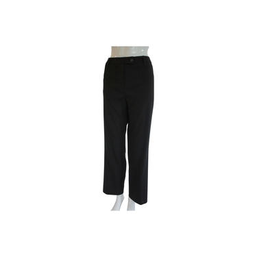Prada Black Wool Pants with Pockets 