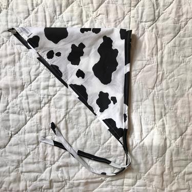 Cow Print Hair Kerchief 