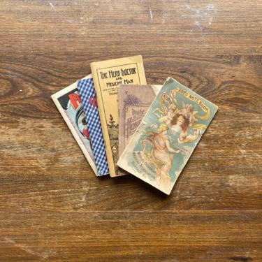 Antique Advertising Medical Pocket Brochures and Ledgers Ladies Dispensary Bromo Seltzer 
