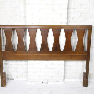 Vintage mcm headboard for a full size bed frame | Free delivery in NYC and Hudson areas 