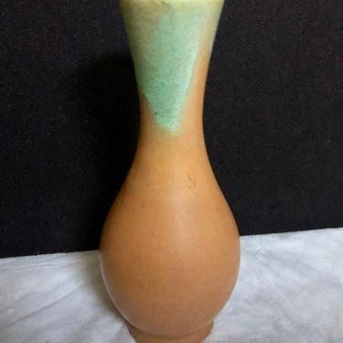 Vintage Muncie Pottery 1920s Drip Glaze Vase American Art Pottery 