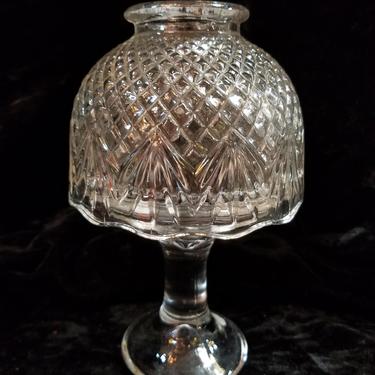 Vintage Glass Fairy Light Candle Holder