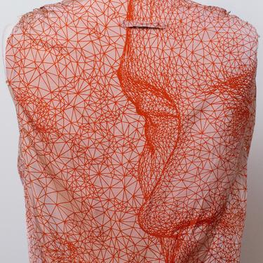 y2k Geometric Constellation Face Print Dress | 2000s Jean Paul Gaultier dress 