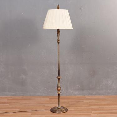 Art Nouveau Metallic Floor Lamp