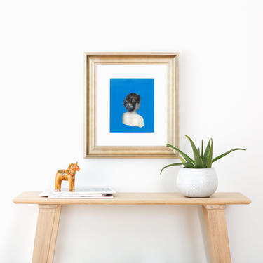 Blue .  giclee art print available in all sizes 