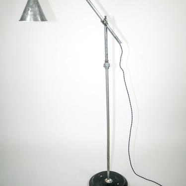 FRENCH INDUSTRIAL  MODERNIST LAMP KI--KLAIR  FLOOR LAMP garage