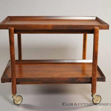 Rosewood Hundevad Serving Tray Table