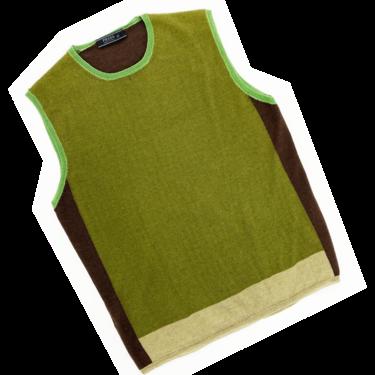 Prada F/W 1999 green cashmere vest