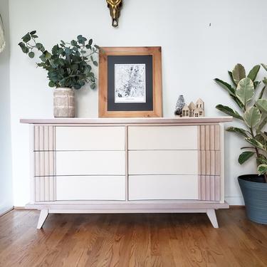 SHIPPING NOT FREE -Mid Century Modern Dresser by Dixie- 