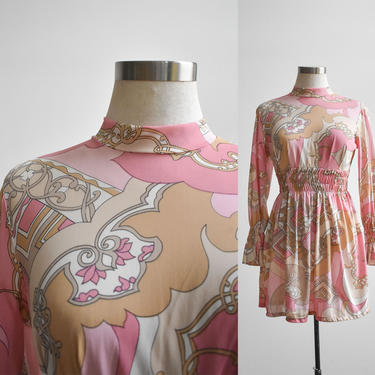 1970s Pucci Inspired Slip Dress 