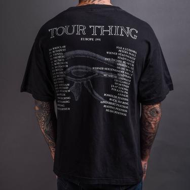 Vintage 1991 The Sisters of Mercy Vision Thing Tour Misprint T-Shirt 