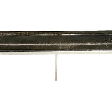 1960s Chrome &amp; Cowhide Bench by 2bModern