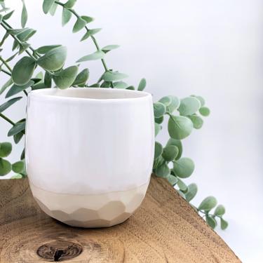 Minimalist Ceramic Tumbler with texture, Small Cups 
