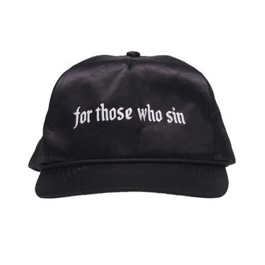 For Those Who Sin Satin Hat